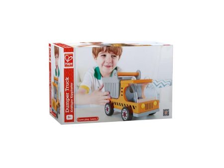 Hape Dumper Truck Plastic Wood Multicolored Online Sale