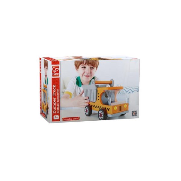 Hape Dumper Truck Plastic Wood Multicolored Online Sale