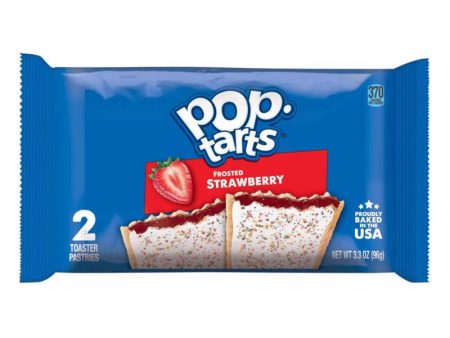 Pop-Tarts Strawberry Toaster Pastries 3.3 oz Bagged Hot on Sale