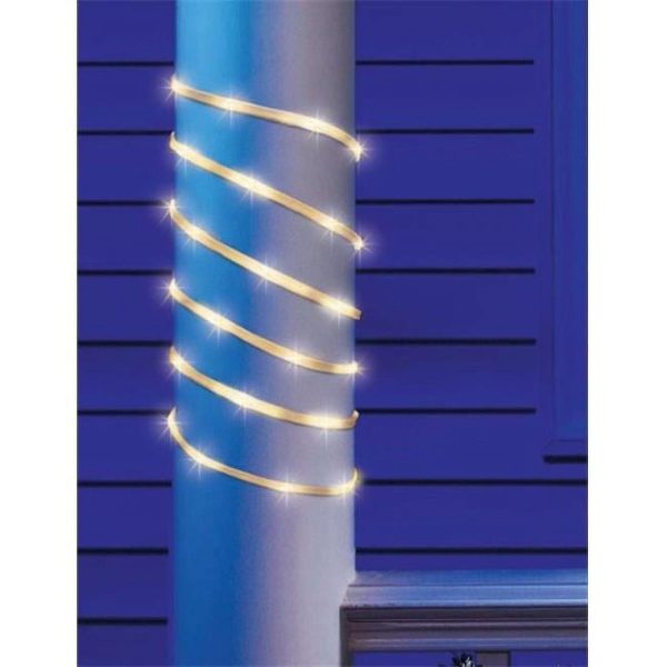 Celebrations LED Clear Warm White 99 ct Rope Flex Tape Light 16.5 ft. Online