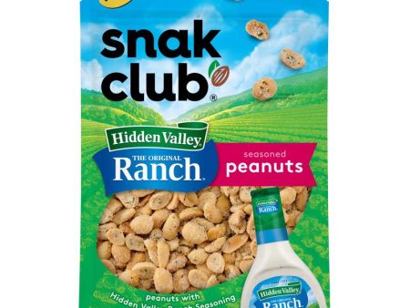 Snak Club Hidden Valley Ranch Peanuts 4.5 oz Bagged Online