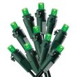 Celebrations LED Micro 5mm Green 100 ct String Christmas Lights 24.5 ft. Online now