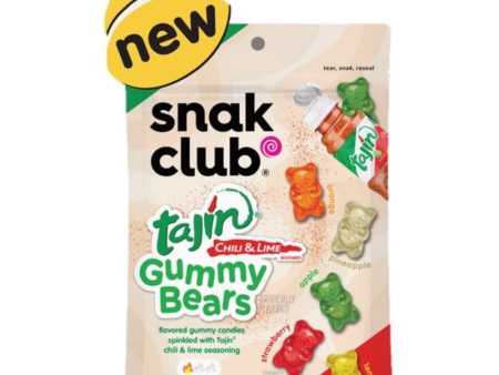 Snak Club Tajin Chili and Lime Gummi Candy 4 oz Bagged - 6 Pack Online now