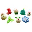 Zorbitz Christmas Squishies Rubber Multicolored Online now