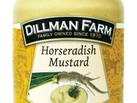 Dillman Farm Horseradish Mustard 13 oz Jar Discount