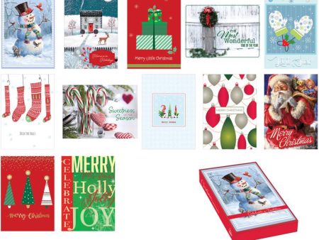 Paper Images Christmas Boxed Cards 18 pk Hot on Sale