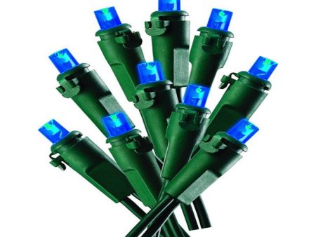 Celebrations LED Micro Light Set Blue 24.75 in. 100 lights Discount