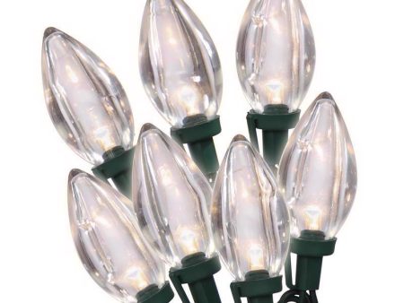 Celebrations LED C9 Warm White 25 ct String Christmas Lights 16 ft. For Sale