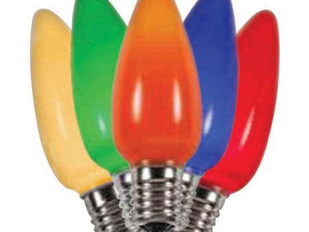 Holiday Bright Lights LED C9 Multicolored 25 ct Replacement Christmas Light Bulbs Discount