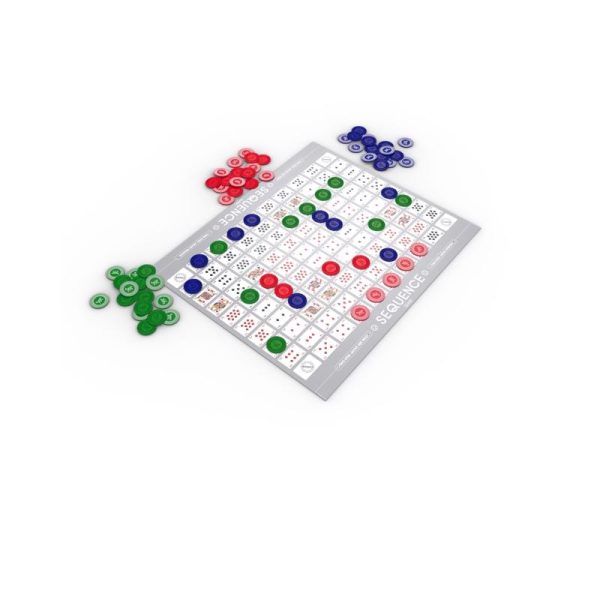 Pressman Sequence Game Paper Plastic Multicolored Supply