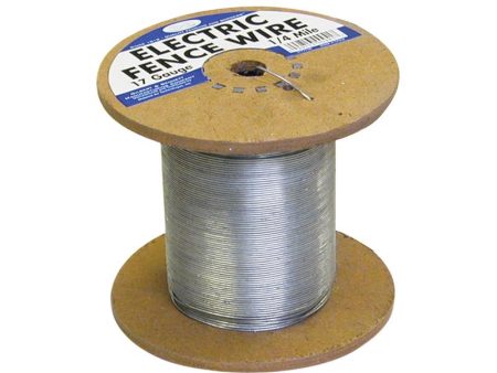 MAT 5.71 in. H X 1320 ft. L Steel Electric Wire Silver Online Hot Sale