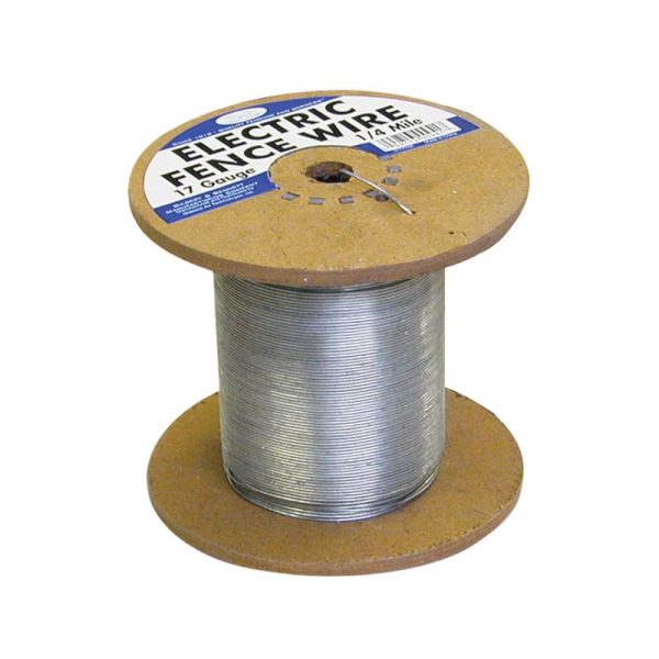 MAT 5.71 in. H X 1320 ft. L Steel Electric Wire Silver Online Hot Sale