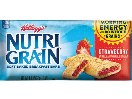 Nutri-Grain Strawberry Cereal Bar 1.3 oz Pouch Online Hot Sale