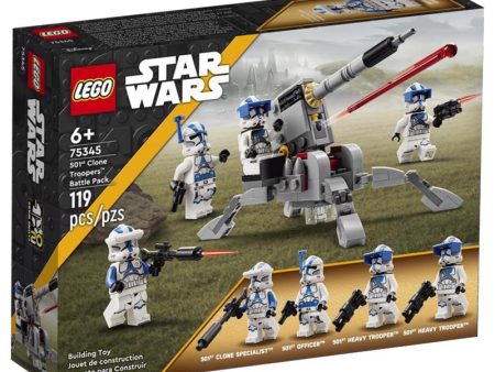 LEGO Star Wars Clone Troopers Battle Plastic Multicolored 119 pc Fashion