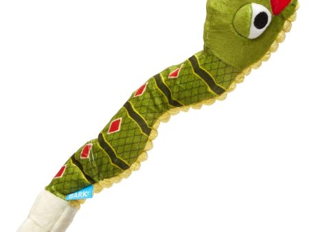 Bark Multicolored Plush Snake Dog Toy 1 pk Cheap