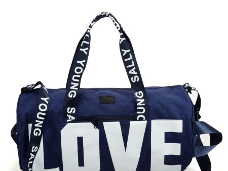 SY2187 BLUE - Hand-held Dual-purpose Traveling Bag With Oblique Shoulder (was £10) For Discount